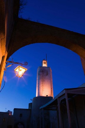 Framed MOROCCO, EL, JADIDA: Portuguese Fort, Grande Mosque Print