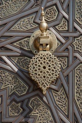 Framed Morocco Casablanca Palace, Moorish Architecture Print