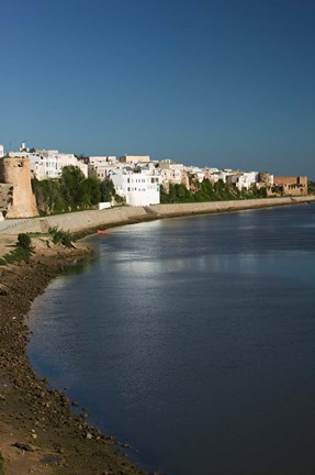 Framed MOROCCO, AZEMMOUR: View from Um, er, Rbia River Print