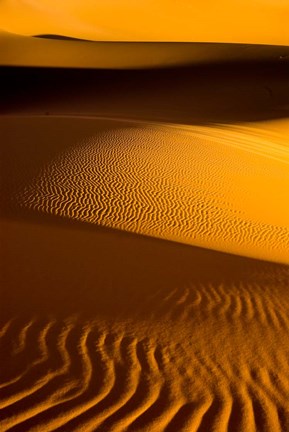 Framed Libya, Fezzan, Desert Dunes of the Erg Murzuq Print