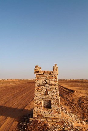 Framed Mauritania, Adrar, Chinguetti, Path Print