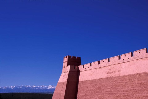 Framed Jiayuguan Pass of the Great Wall, China Print