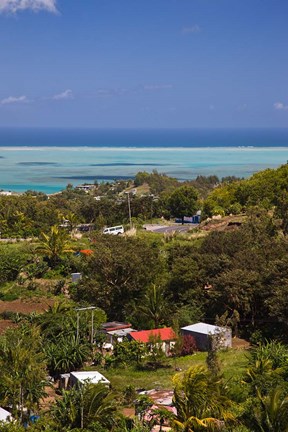 Framed Mauritius, Rodrigues Island, Western Rodrigues Print