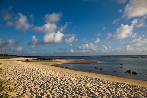 Framed Mauritius, Southern Mauritius, Bel Ombre, beach Print