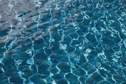 Framed Mauritius, Trou d&#39; Eau Douce, water pattern Print