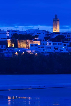 Framed MOROCCO, Rabat: Kasbah des Oudaias, Oued Bou Regreg Print