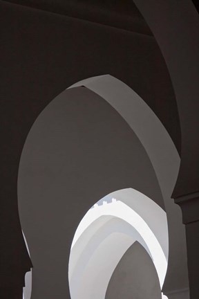 Framed Mosque Archways, Fes Medina, Morocco Print