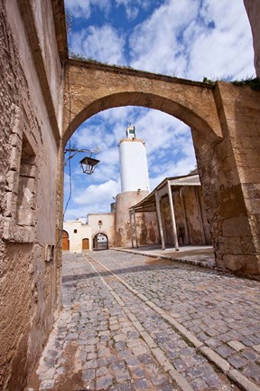 Framed Mosque in el Jadida, Morocco Print