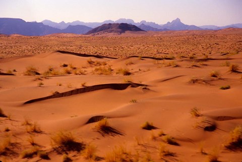 Framed Namibia Desert, Sossusvlei Dunes, Aerial Print