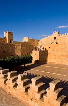 Framed Ribat fort, monastery, Sousse, Monastir, Tunisia Print