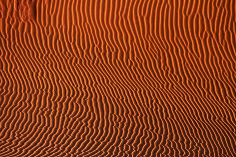 Framed Sand dune patterns,  Namibia Print