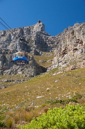 Framed South Africa, Cape Town, Cableway tram Print