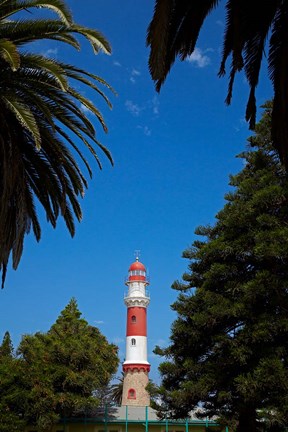 Framed Swakopmund lighthouse (1903), Swakopmund, Namibia Print