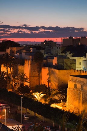 Framed Tunisia, Sfax, Medina along Avenue Ali Belhouane Print