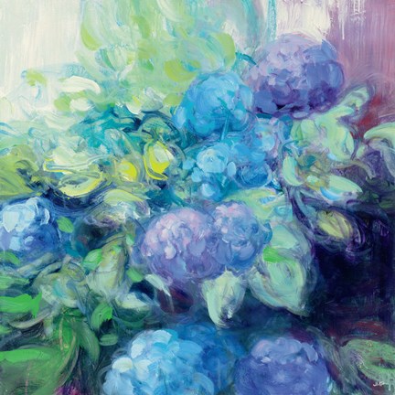 Framed Bright Hydrangea III Print