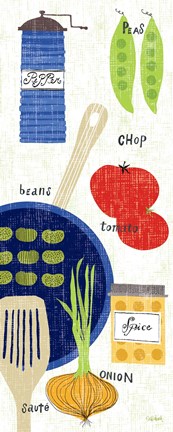 Framed Cooking It Print