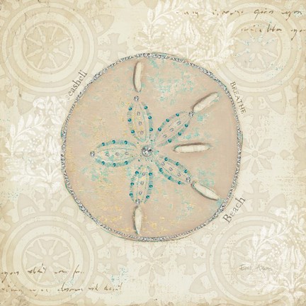 Framed Beach Treasures IV Print