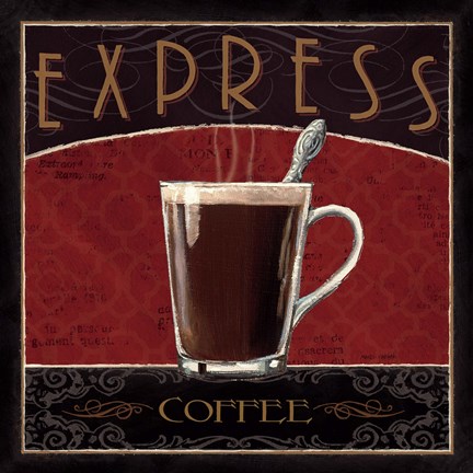 Framed Coffee Shop IV Print