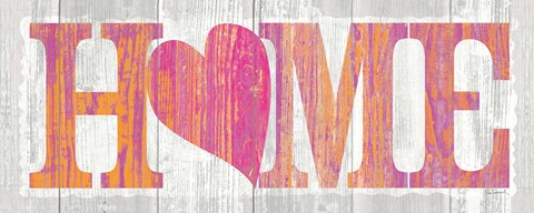 Framed Driftwood Home Print