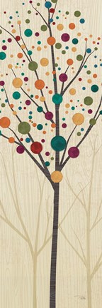 Framed Flying Colors Trees Light III Print