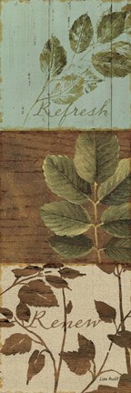 Framed Forest Walk Panel III Print