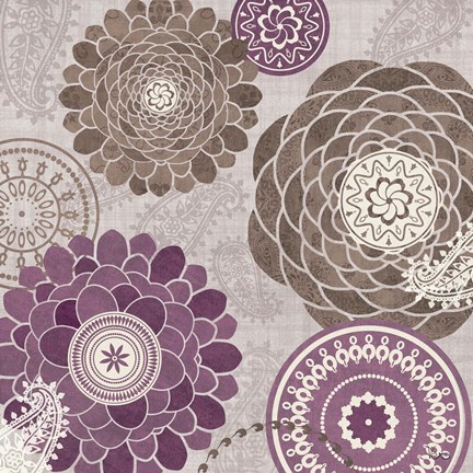 Framed Gray Garden Melody II Print