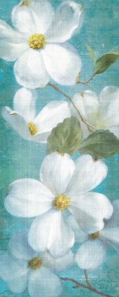 Framed Indiness Blossom Panel Vinage I Print