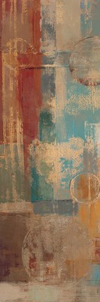 Framed Oriental Trip Panel I Print