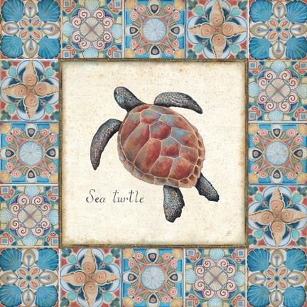 Framed Oceanography Framed II v.2 Print