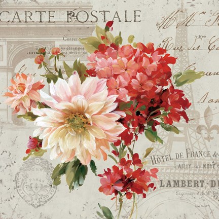 Framed PS Je Taime Light I Print