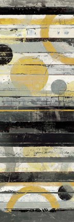 Framed Yellow Zephyr Panel Print