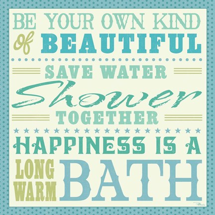 Framed Wash Up VII Print