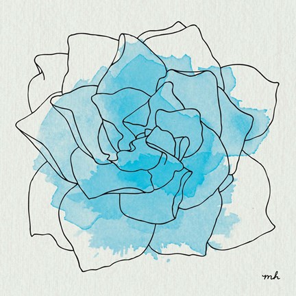 Framed Watercolor Floral II Print