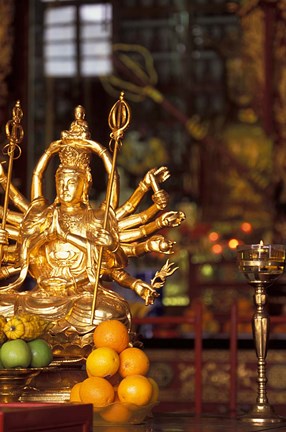 Framed Ten Thousand Buddhas Monastery, Hong Kong Print