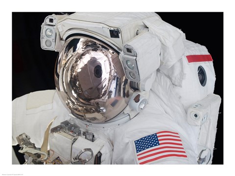 Framed Astronaut on STS-124 Mission Print