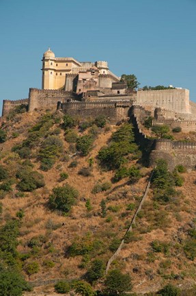 Framed Kumbhalgar Fort, Kumbhalgarh, Rajasthan, India Print
