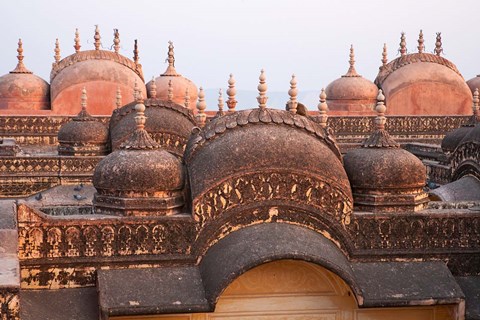 Framed Madhavendra Palace at sunset, Jaipur, Rajasthan, India Print