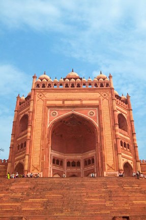 Framed Gate, Jami Masjid Mosque, Fatehpur Sikri, Agra, India Print