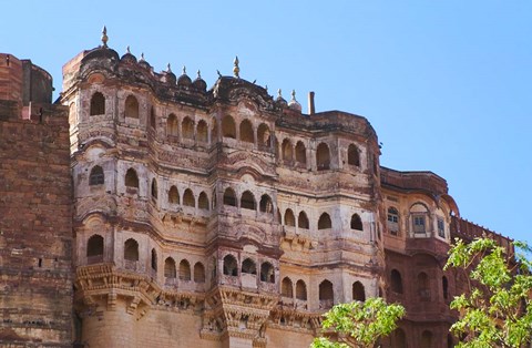 Framed Meherangarh, Majestic Fort, Jodhpur, Rajasthan, India Print