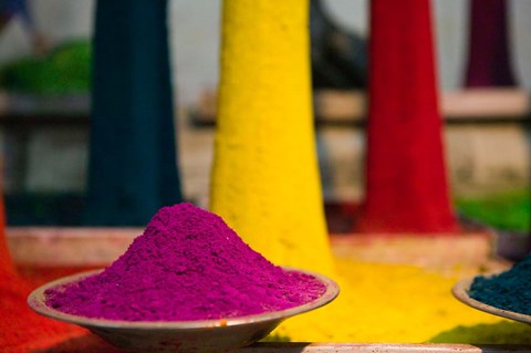 Framed Incense for Sale at Pushkar Camel Fair, India Print