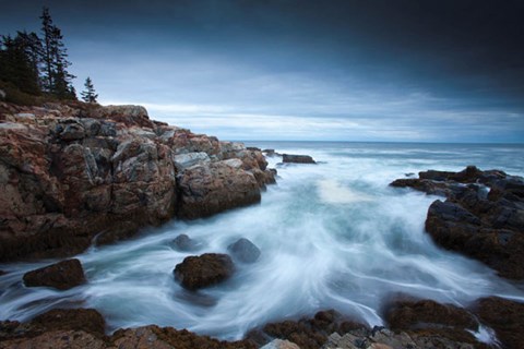 Framed Dawn in Acadia Print