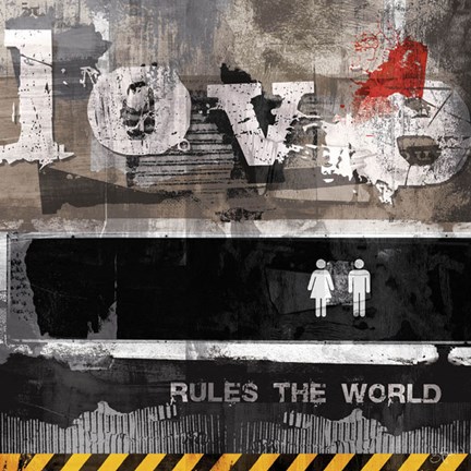 Framed Urban Love Print