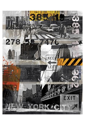 Framed New York Style XI Print