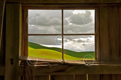 Framed Palouse Barn Print