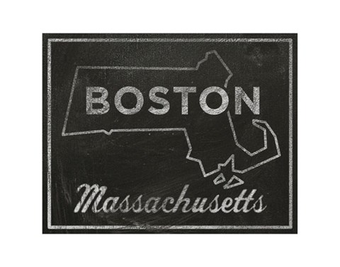 Framed Boston, Massachusetts Print