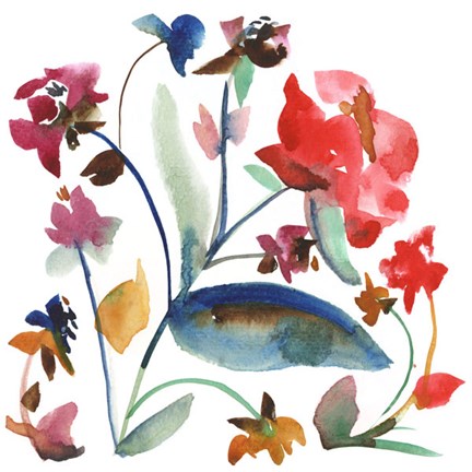 Framed Nouveau Boheme No. 6 Print