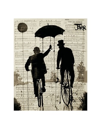 Framed Umbrella Print