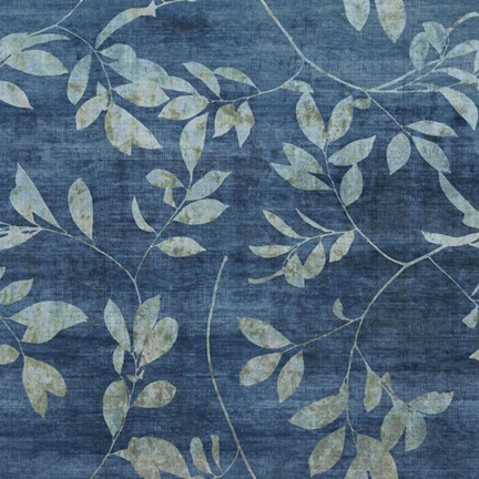Framed Denim Branches I Print
