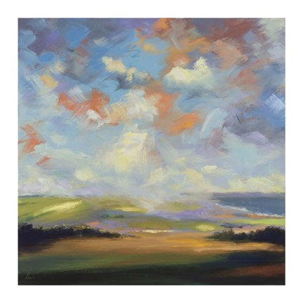 Framed Sky and Land VI Print