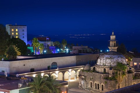 Framed Israel, The Galilee, Tiberias, Al-Amari Mosque Print